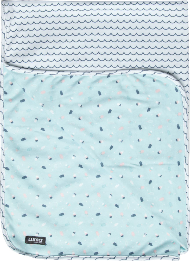 LUMA Multifunkční pléd Luma Ice Cream" "Barva:modré|Materiál:bavlněné|Motiv/Serie:Ice Cream|Rozměry:100 x 75 cm|Určení:pro kluky i holky|