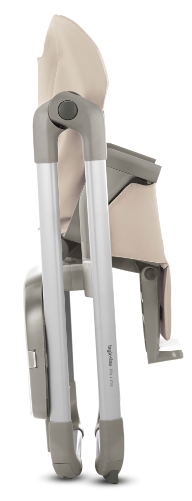 Inglesina Inglesina jídelní židlička My Time BUTTER" "Druh produktu:židličky|Materiál:allu,plast,ecokůže|Nosnost:15 kg|Požadované vlastnosti:Kolečka|