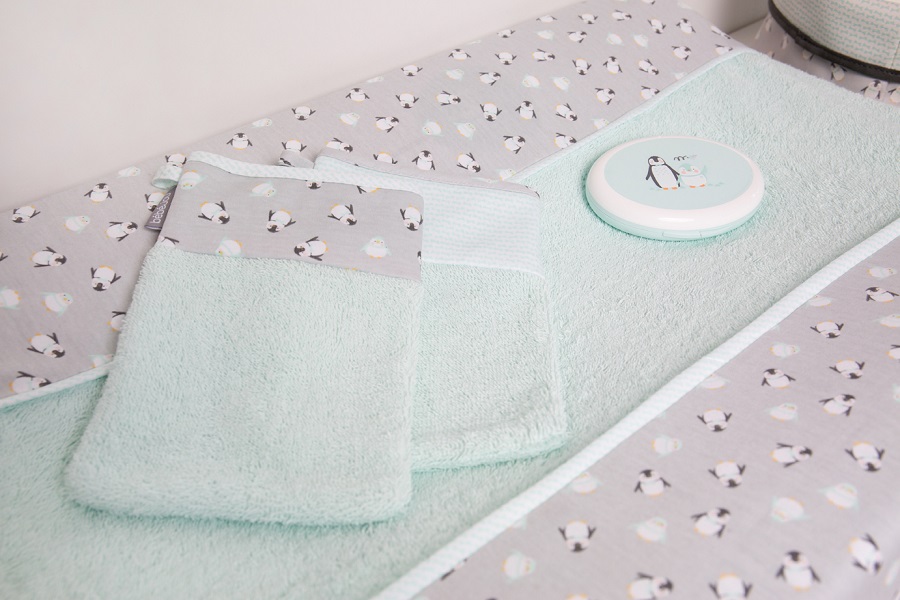 Bebe-Jou Froté žínky Bébé-Jou Lou-Lou 2ks" "Barva:Tyrkysová|Druh:mycí žínky|Použití:na kojence|Vzor:Lou Lou|