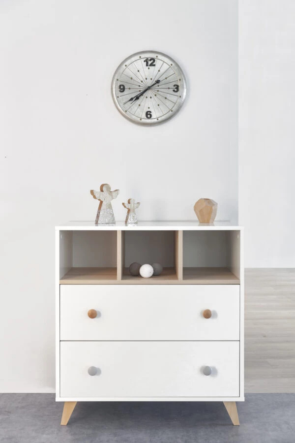 Faktum Komoda Faktum Colette White, lesklá bílá" "Barva:bílé|Typ:komody|