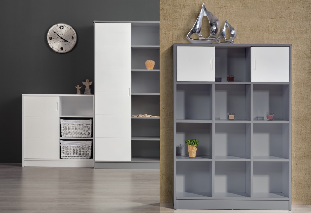 Faktum Kombi postýlka Faktum Alda Silk Grey 120 x 70 cm" "Barva:šedé|Kategorie:Bydlení|Polohovací:ano|Rozměry:183 x 85|Typ:kombinované|Vyndavací příčky:ano|Výška:97|Vzor:Alda|Značka:Faktum|