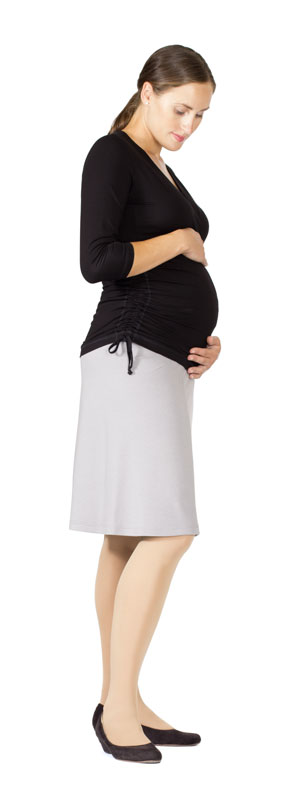 Těhotenské a kojicí tričko Rialto Rully černé 0156 Dámská velikost: 36