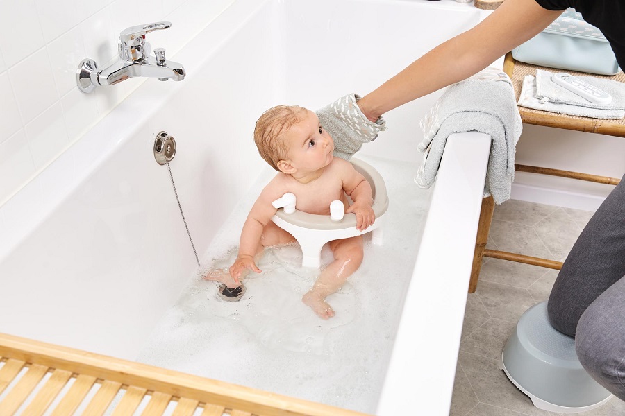 Bebe-Jou Koupací sedátko Bébé-Jou Taupe" "Barva:béžové|Druh:koupací sedátko|Vzor:Taupe|