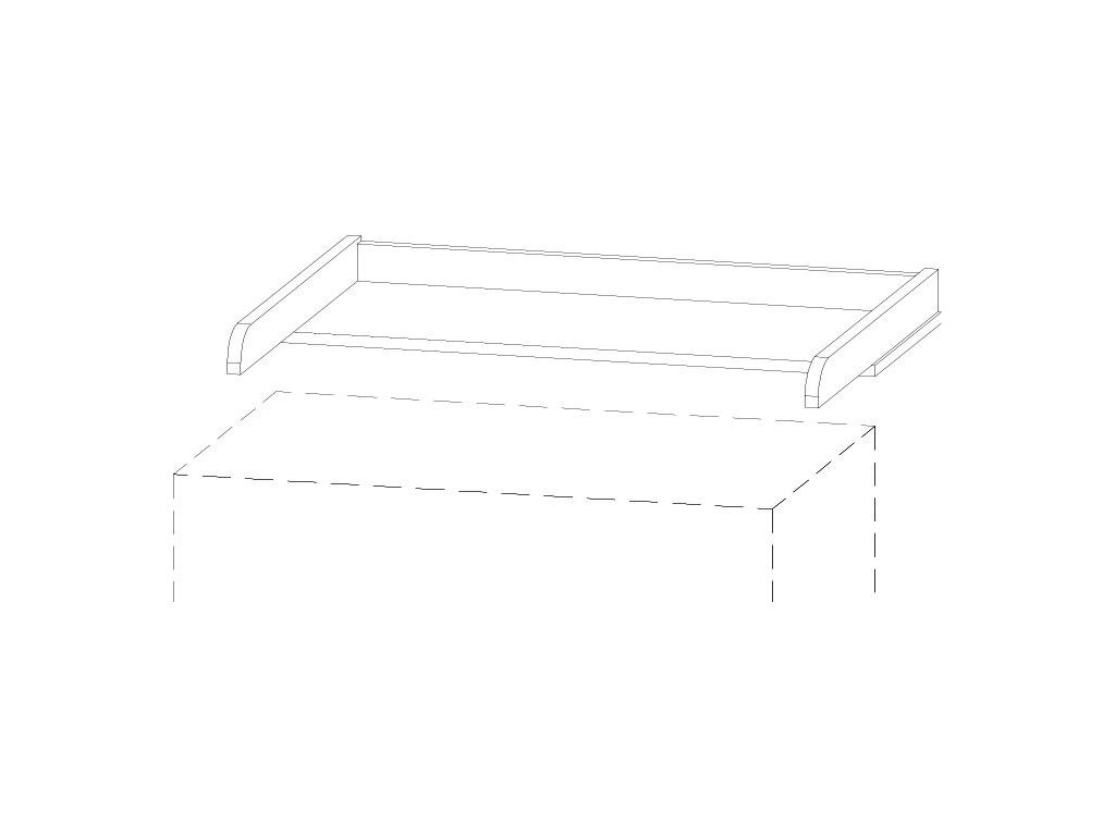 Faktum Přebalovací komoda Faktum Némó Caravelle" "Barva:bílé|Hloubka:39 cm|Hmotnost:48 kg|Materiál:laminátové, dřevěné|Počet zásuvek:3|Šířka:91 cm|Typ:3-zásuvkové|Výrobce:Faktum|Výška:89 cm|