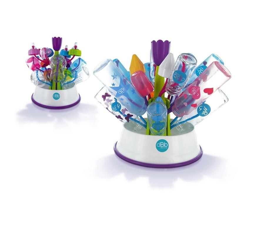 dBb Remond dBb Stojan a odkapávač na lahve Tulipán červený" "Barva:červené|Materiál:plastové|Typ produktu:odkapávač/stojánek|