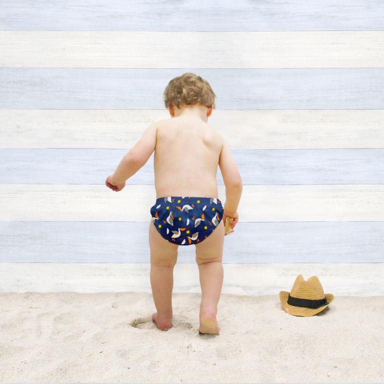 Bambino Mio Kojenecké plavky Pelican Pier vel.L" "Barva:modré|velikost kojeneckých plavek:L - od 1 roku do 2 let (9-12 kg)|Vzor:Pelican pier|