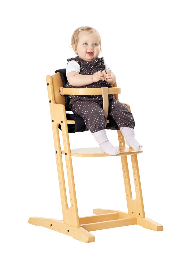 Baby Dan Dřevěná rostoucí jídelní židlička BabyDan DanChair Natur