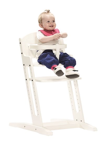 Baby Dan Dřevěná rostoucí jídelní židlička BabyDan DanChair White" "Barva:bílé|Druh produktu:židličky|Materiál:dřevěné|Požadované vlastnosti:Nastavitelná výška|