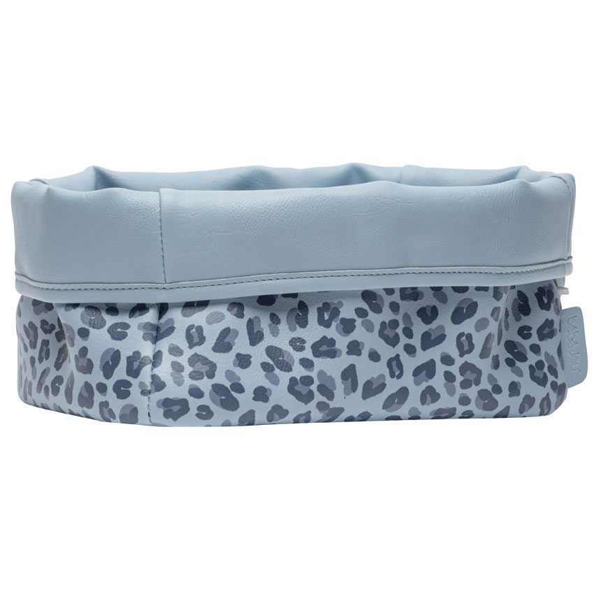 Bebe-Jou Textilní košík na kojenecké potřeby Bébé-Jou Leopard Blue