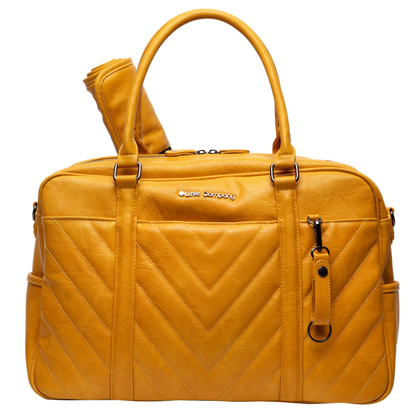 Little Company Přebalovací taška Amsterdam Quilted yellow Prošívaná" "Barva:žluté|Lze připevnit ke kočárku:ano|