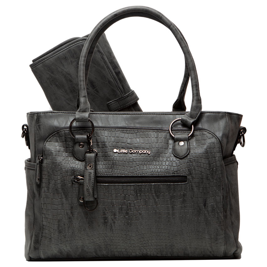 Little Company Přebalovací taška Monaco Snake antracite hadí vzor" "Barva:šedé|