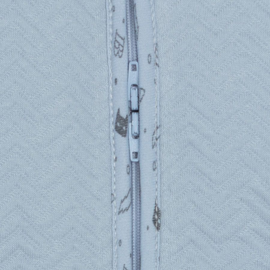 Bebe-Jou Zimní spací pytel pro miminka Bébé-Jou Fabulous Hero 70cm" "Barva:modré|Délka zavinovačky:70 cm|Druh:spací pytel|Hřejivost:2,4 tog|Požadované vlastnosti:Zimní|Vzor:Fabulous - Hero|Zapínání:zip|