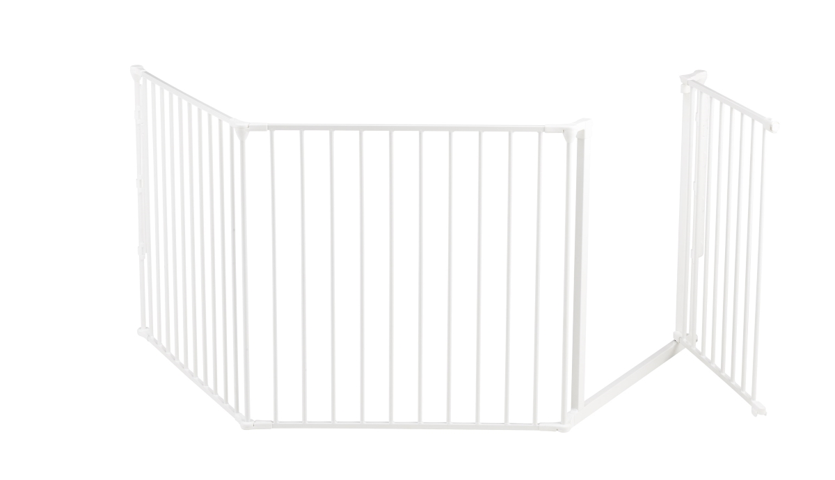 Baby Dan Prostorová zábrana Supreme OLAF X bílá 90-225 cm" "Barva:bílé|Druh zábrany:zábrana prostorová|Materiál:kov|Určení zábrany:bytové|