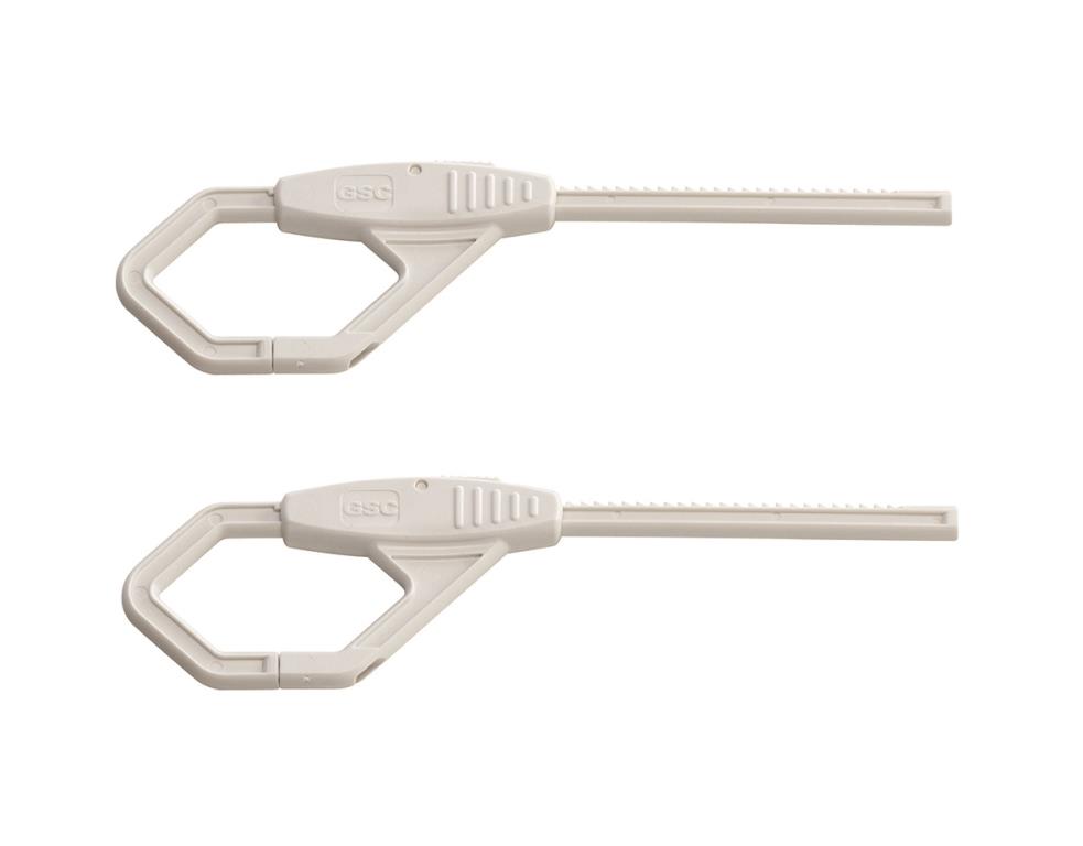 Baby Dan BabyDan uzávěr na úchytky dvířek 2ks Slide Lock, BIO" "Barva:bílé|Druh zábrany:bezpečnostní prvky|Materiál:plast|Určení zábrany:bytové|