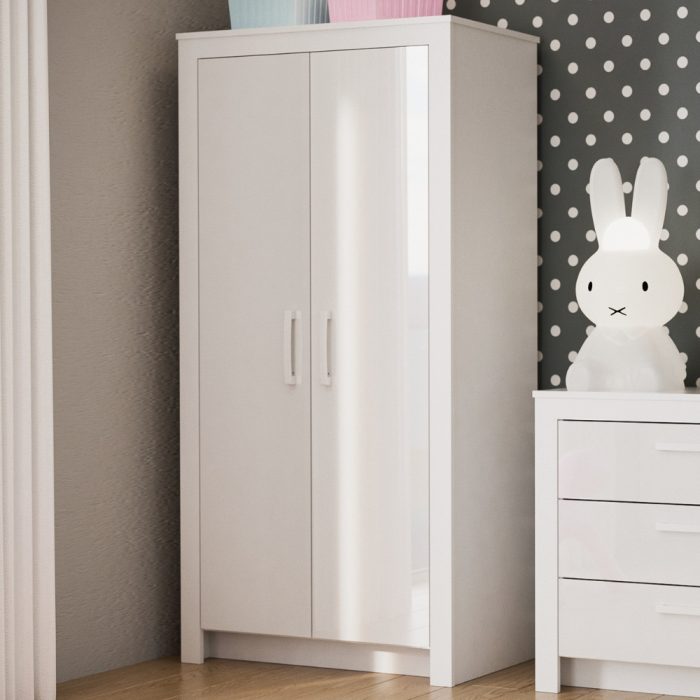 Todi Komoda 3 zásuvky Todi White Bunny" "Barva:Bílá|Hloubka:41 cm|Materiál:dřevěný laminát|Nastavitelná výška:96 cm|Počet zásuvek:3|Šířka boxu:85 cm|