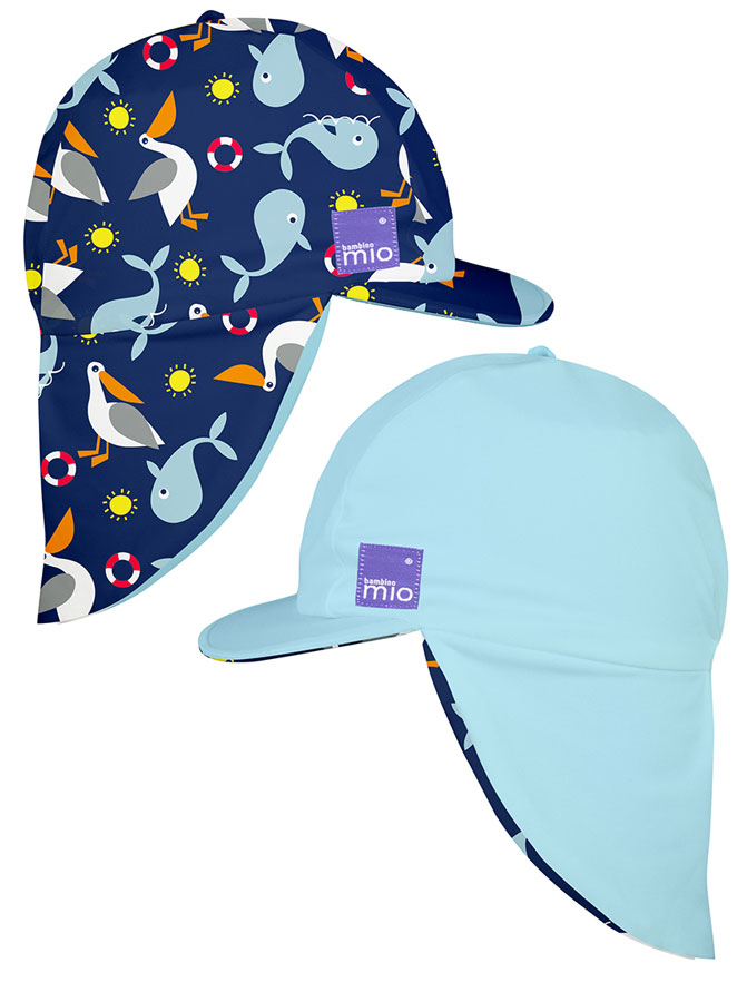 Bambino Mio Dětská koupací čepice, UV 50+, Nautical, vel. S/M" "Vzor:Electric Ocean|
