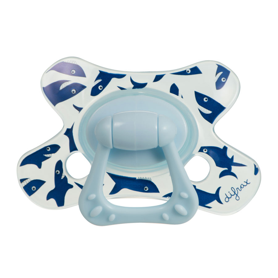 Difrax Dudlík Difrax Dental River 18+" "Barva:modré|Druh:dudlíky|Materiál:silikonové|velikost:18+ měsíců|