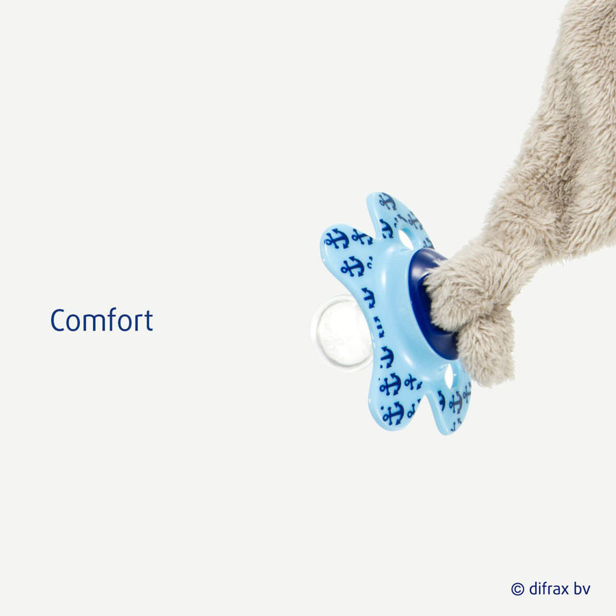 Difrax Muchláček Difrax na dudlík" "Druh:hračky na dudlík|Typ:usínáčci na mazlení|Věk od:0 let|velikost:21 cm|