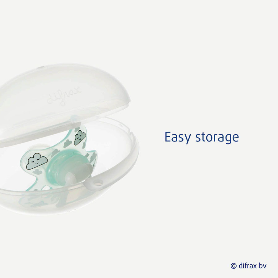 Difrax Sterilizační vajíčko na dudlíky Difrax transparentní" "Barva:transparentní|Druh:sterilizátory|Požadované vlastnosti:Do mikrovlnky|