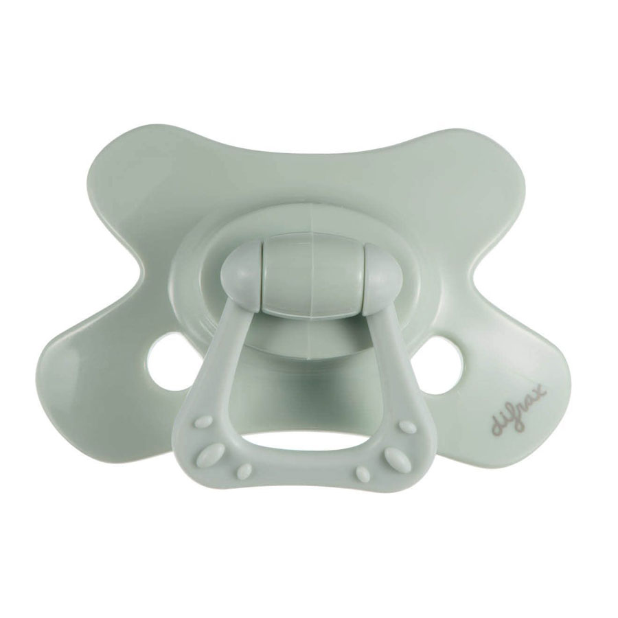 Difrax Dudlík Difrax Natural UNI Pistache 6+" "Barva:zelené|Druh:dudlíky|Materiál:silikonové|velikost:6-12 měsíců|