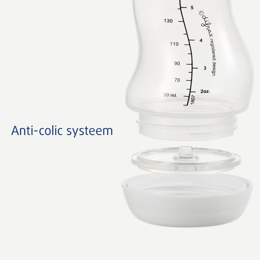 Difrax Kojenecká S-lahvička Difrax, Antikolik, růžová, 250ml" "Barva:růžové|Materiál:plastové|Objem:250 ml|Typ produktu:láhve|