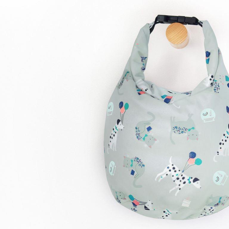 Bambino Mio Taška na plenky Pet Party" "Barva:šedé|Druh:tašky|Objem:1,5|Vzor:Pet Party|