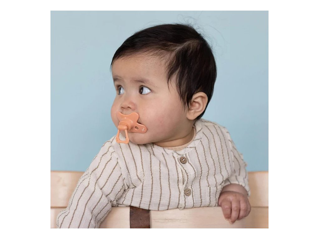 Difrax Dudlík Difrax Natural UNI Honey 6+" "Barva:žluté|Druh:dudlíky|Materiál:silikonové|velikost:6-12 měsíců|