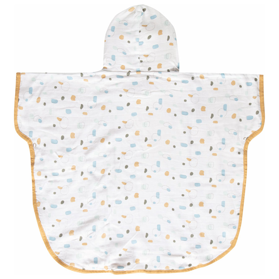 LUMA Mušelínové pončo Luma Child's Play" "Barva:hořčicové|Druh:Dětské župany|Materiál:70% bavlna, 30% bambus|Požadované vlastnosti:Kapuce|velikost:86/92|