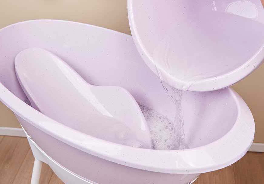 Kyblík na pleny s víkem LUMA - Blossom Pink