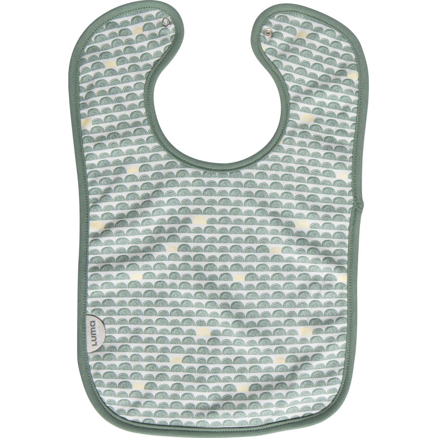 LUMA Bryndáčky Luma - Bow Deco, 2ks" "Barva:Zelená|Druh:Bryndáky|Materiál:100% bavlna|Určení:pro kluky a holky|Vzor:Bow Deco|Zapínání:baby patent|