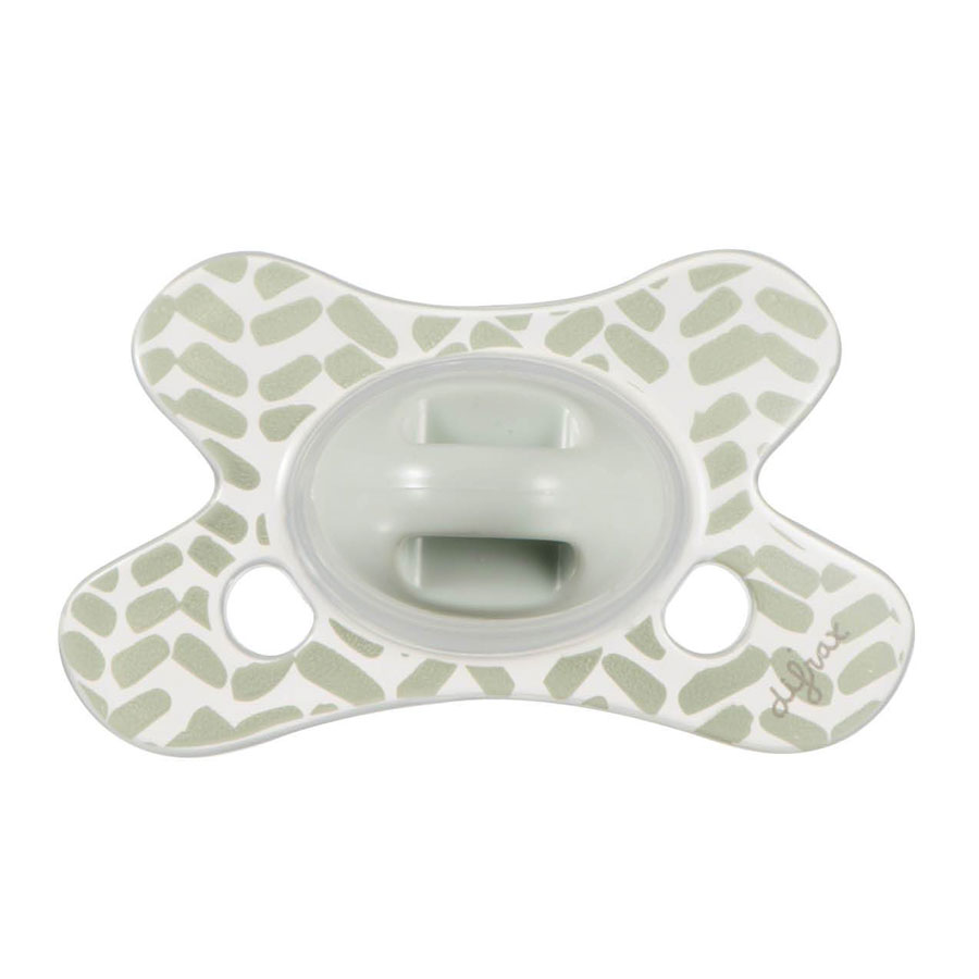 Difrax Dudlík Difrax Natural Bamboo 0+" "Barva:Zelená|Druh:dudlíky|Materiál:silikonové|velikost:0-6 měsíců|Značka:Difrax|