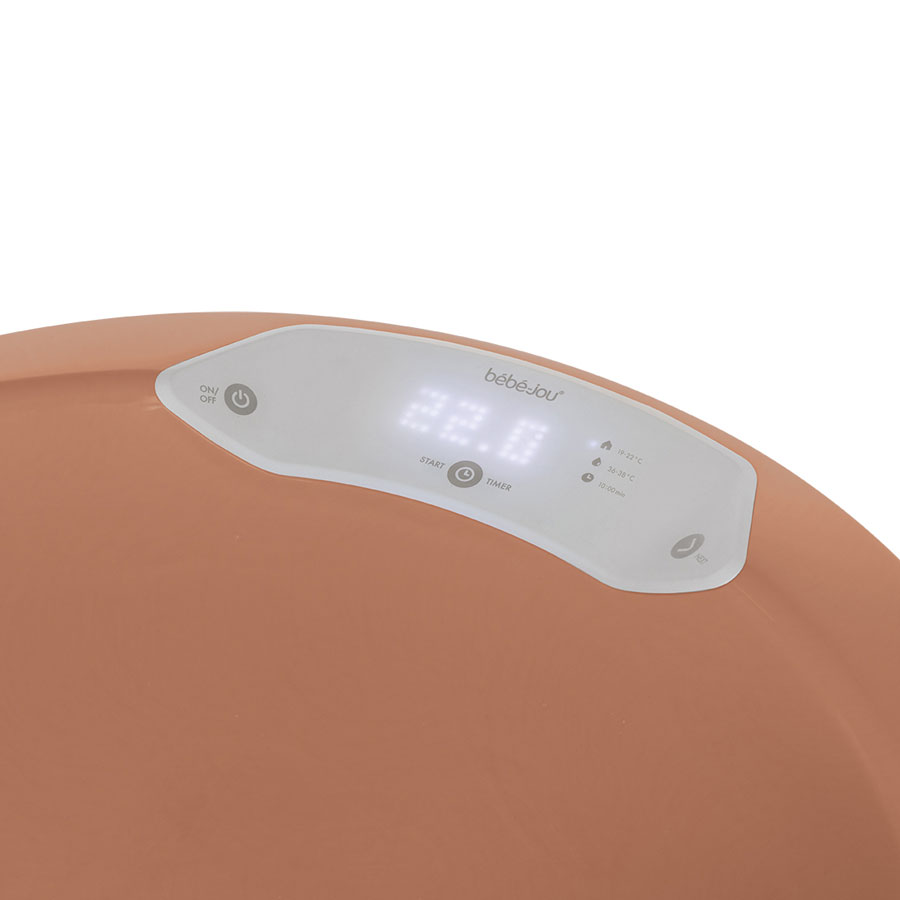 Bebe-Jou Digitální vanička Bébé-Jou Sense Edition Copper" "Barva:cihlově červené|Druh:vaničky|