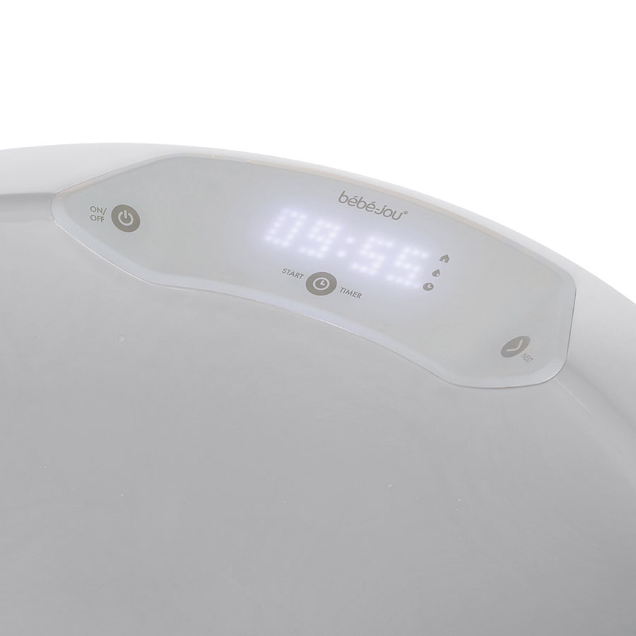 Bebe-Jou Sada digitální vaničky Bébé-Jou Sense Edition Light Grey se stojanem" "Barva:šedé|Druh:koupací sada|Výrobce:Bébé-jou|Vzor:Light Grey|