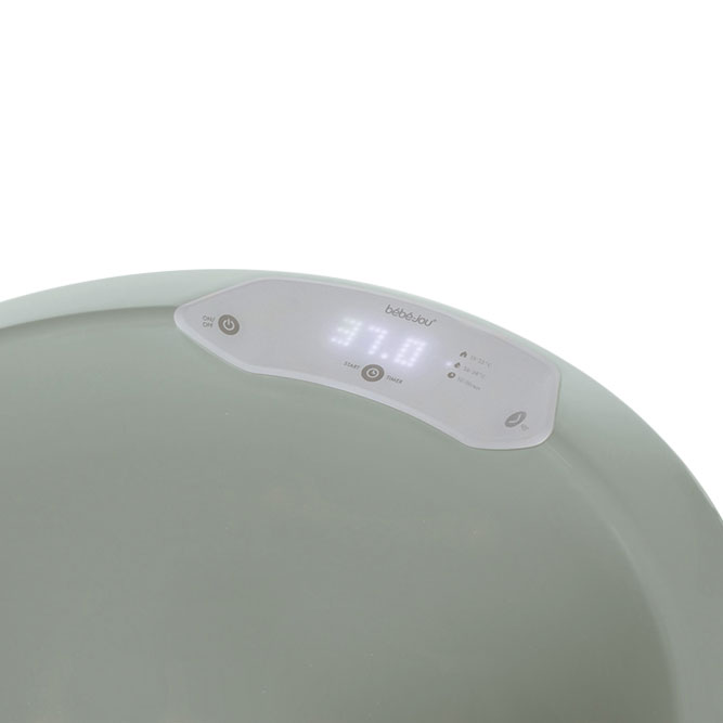 Bebe-Jou Sada digitální vaničky Bébé-Jou Sense Edition Sky Green" "Barva:zelené|Druh:koupací sada|Vzor:Fabulous - Sky Green|