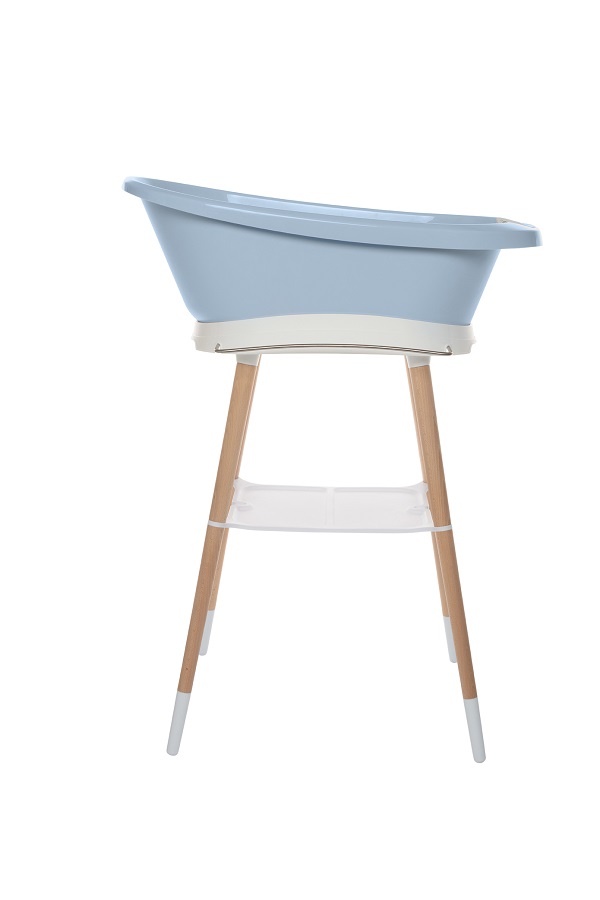 Bebe-Jou Sada vaničky Sense Celestial Blue a stojanu Sense White" "Barva:modré|Druh:koupací sada|Vzor:Fabulous - Celestial Blue|