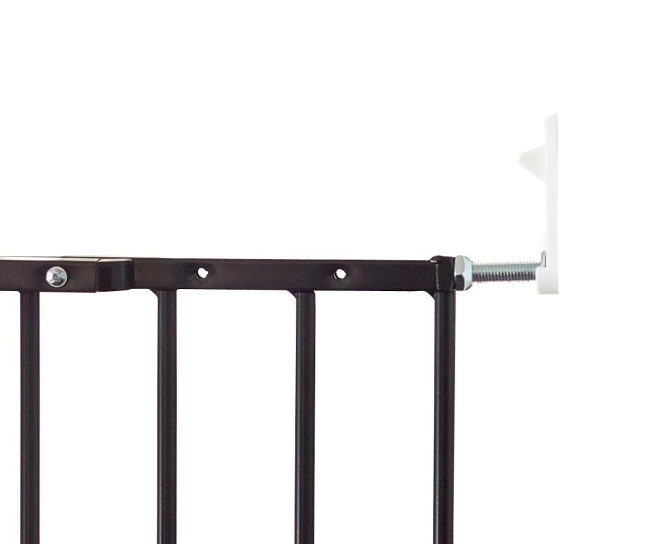 Baby Dan Babydan zábrana  Pet Gate Streamline, black 63,5-107 cm