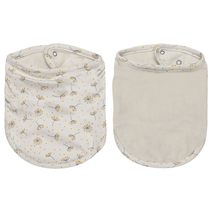 Bebe-Jou Bandana slintáček Bébé-jou Fabulous Wish Grey 2ks