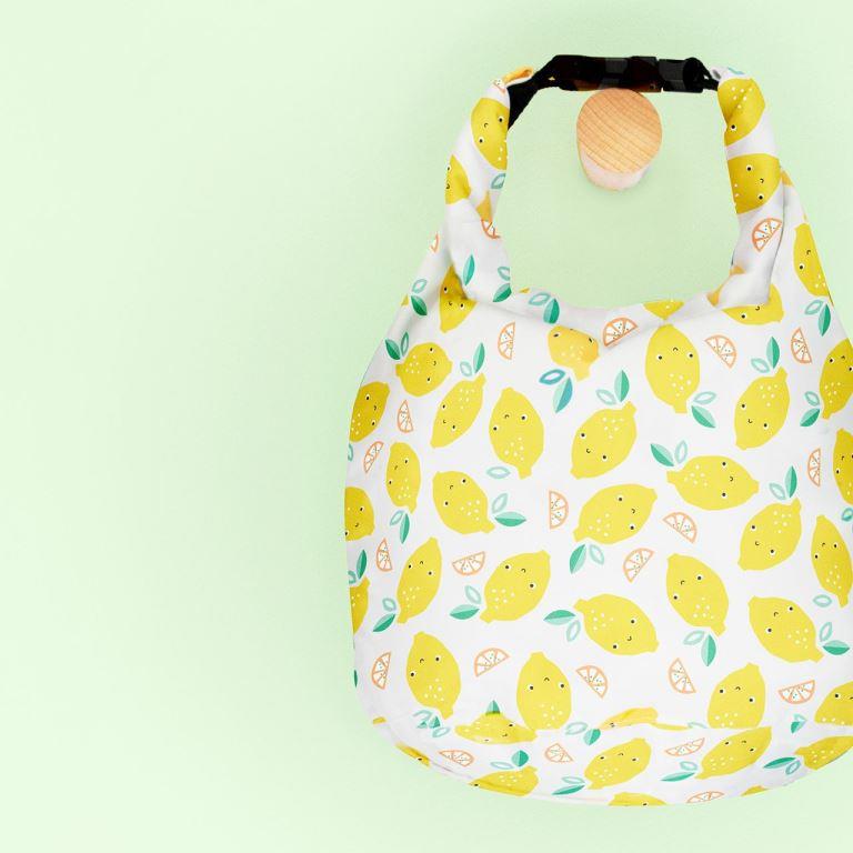 Bambino Mio Taška na plenky Cute Fruit" "Barva:žluté|Druh:tašky|Objem:1,5|Vzor:Cute Fruit|