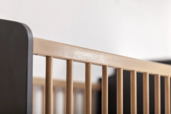 Faktum Kombi postýlka Faktum Colette 70x120 Antracit" "Kategorie:Bydlení|Rozměry postýlky:120 x 70 cm|Vzor:Colette Anthracite|Značka:Faktum|