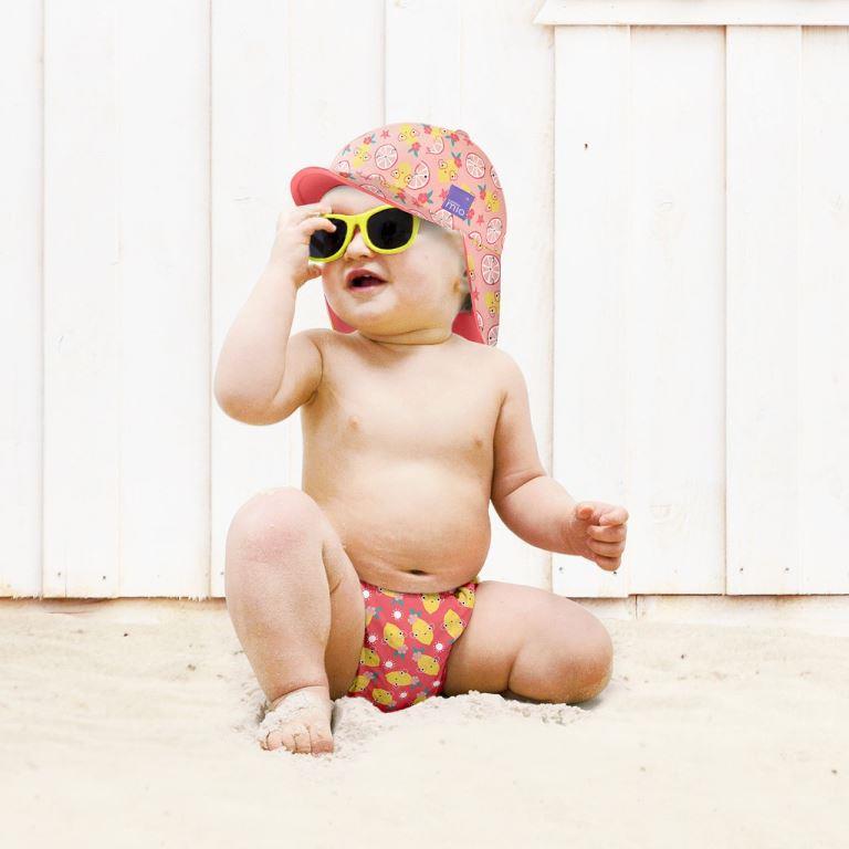 Bambino Mio Kojenecké plavky Lemon Twist vel. M" "Barva:žluté|velikost kojeneckých plavek:M - od 6ti do 12ti měsíců (7-9 kg)|Vzor:Lemon Twist|
