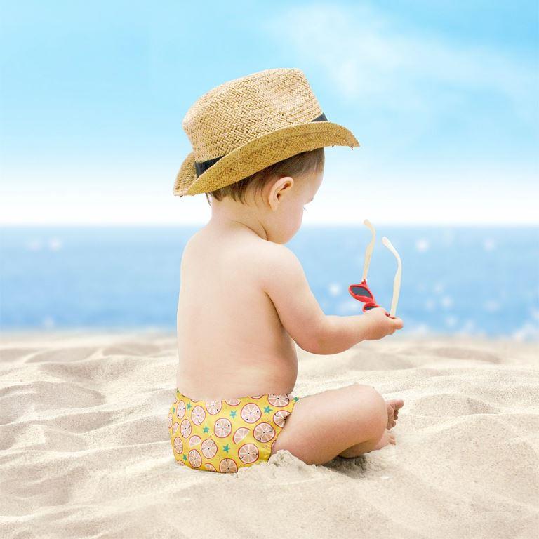 Bambino Mio Kojenecké plavky Mellow Mellon vel. XL" "Barva:červené|velikost kojeneckých plavek:XL - od dvou let (12-15 kg)|