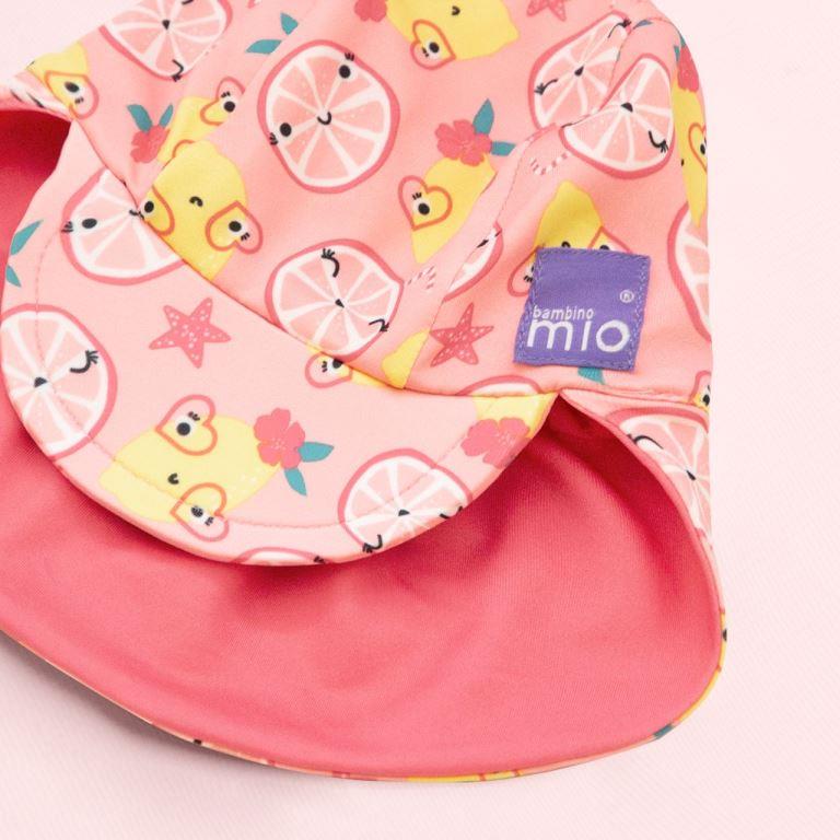 Bambino Mio Dětská koupací čepice, UV 40+, Punch, vel. S/M" "Barva:růžové|Vzor:Punch|