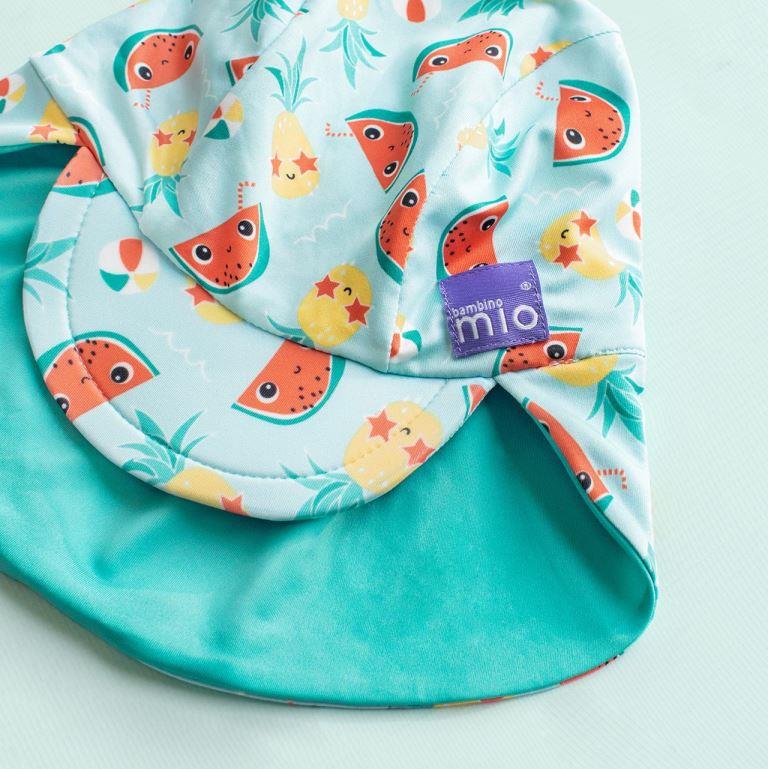 Bambino Mio Dětská koupací čepice, UV 40+, Tropical, vel. L/XL" "Barva:tyrkysové|Vzor:Tropical|