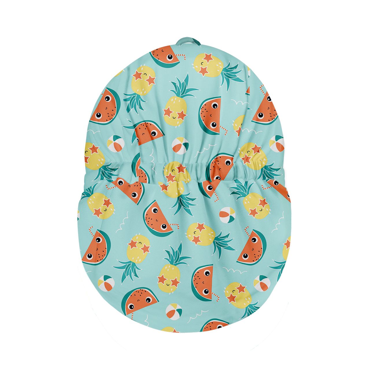 Bambino Mio Dětská koupací čepice, UV 40+, Tropical, vel. L/XL" "Barva:tyrkysové|Vzor:Tropical|
