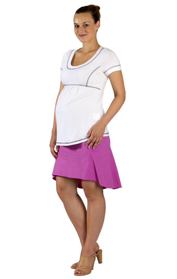 Těhotenská sukně Rialto Winseler fialová 19176 Dámská velikost: 38
