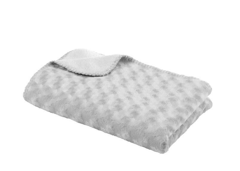 Baby Dan Dětská deka double fleece oboustranná 75x100 Grey