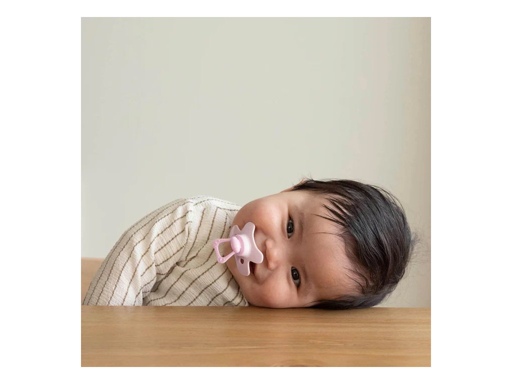 Difrax Dudlík Difrax Natural Rose 6+" "Druh:dudlíky|Materiál:silikonové|velikost:6-12 měsíců|Značka:Difrax|