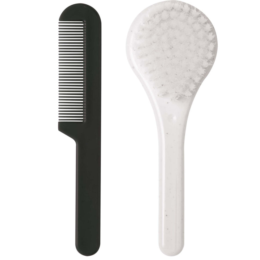 LUMA Dětský hřeben a kartáč LUMA - Speckles White" "Barva:bílé|Druh:Hřebeny|Kategorie:Hřebeny a kartáče na vlasy|Určení:dětské|Vzor:Speckles White|