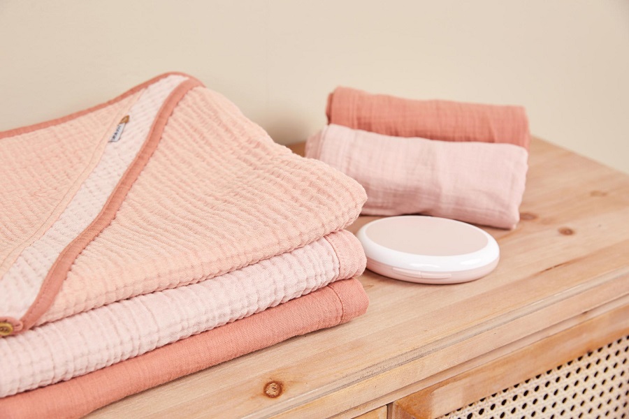 Bebe-Jou Mušelínový mazlící ubrousek Pure Cotton Pink" "Barva:růžové|Druh:látkové|Eko:ano|Materiál:100% bavlna|Vzor:Pure Cotton Pink|Značka:Bébé-jou|