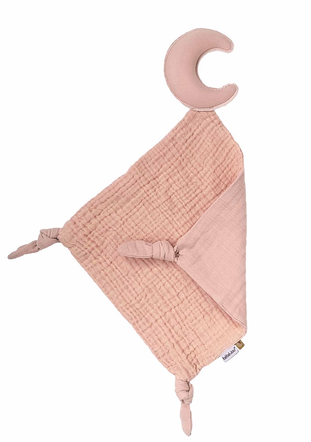 Bebe-Jou Mušelínový mazlící ubrousek Pure Cotton Pink